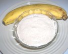 Thick banana smoothie